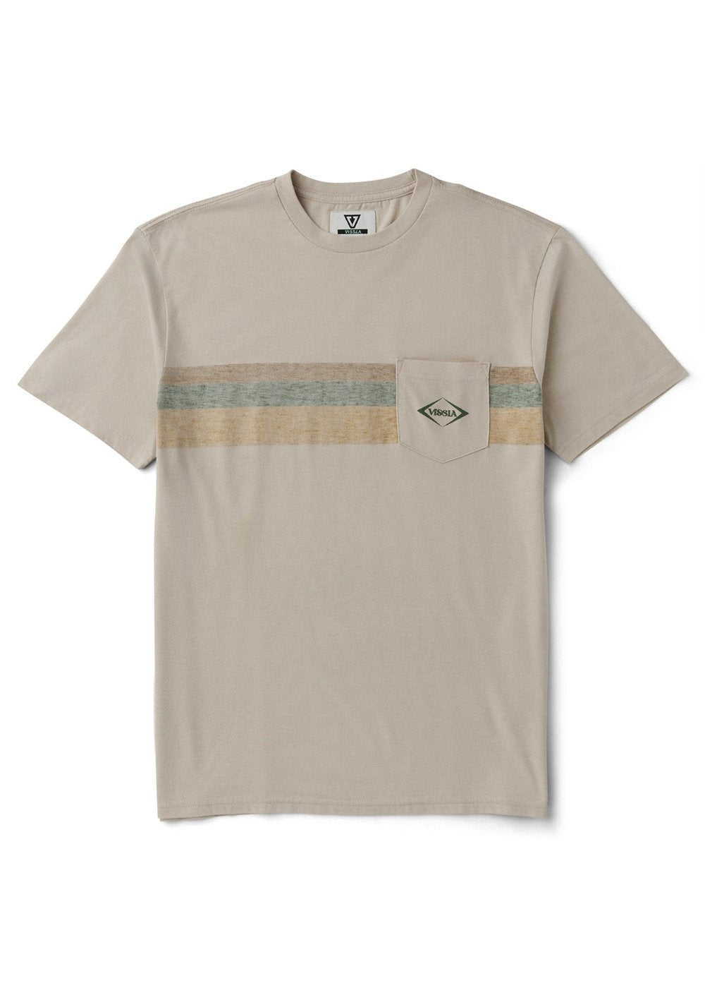 Vissla Speed Line SS Tee-DUN - Stoke Outlets