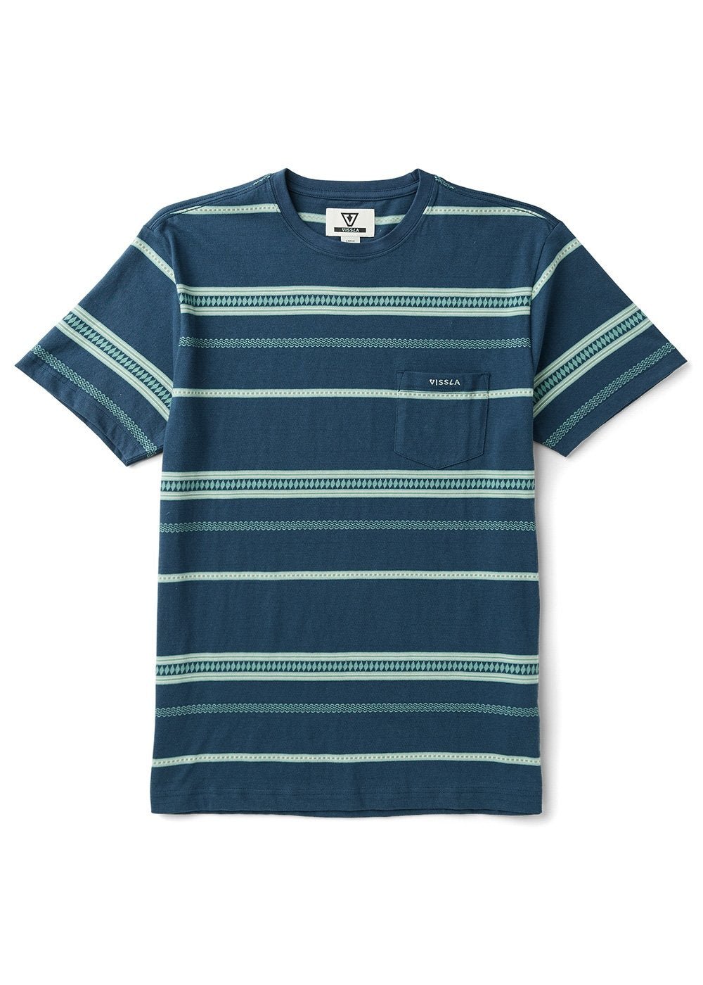 Vissla Stitch In Eco SS Tee-DKD - Stoke Outlets