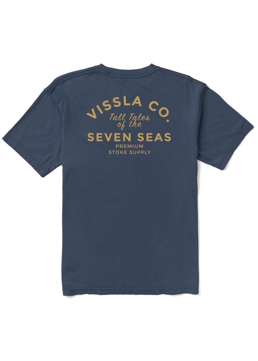 Vissla Stoke Premium PKT Tee - NVY - Stoke Outlets