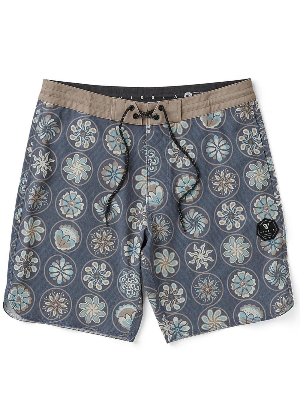 Vissla Sun Medallions 18.5" Boardshort - GRA - Stoke Outlets