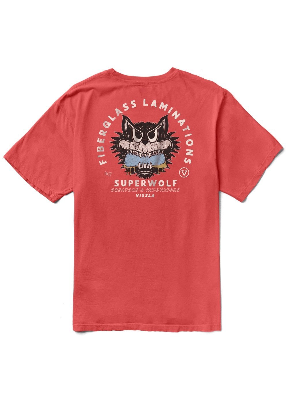 Vissla Super Wolf Boys Tee - Stoke Outlets