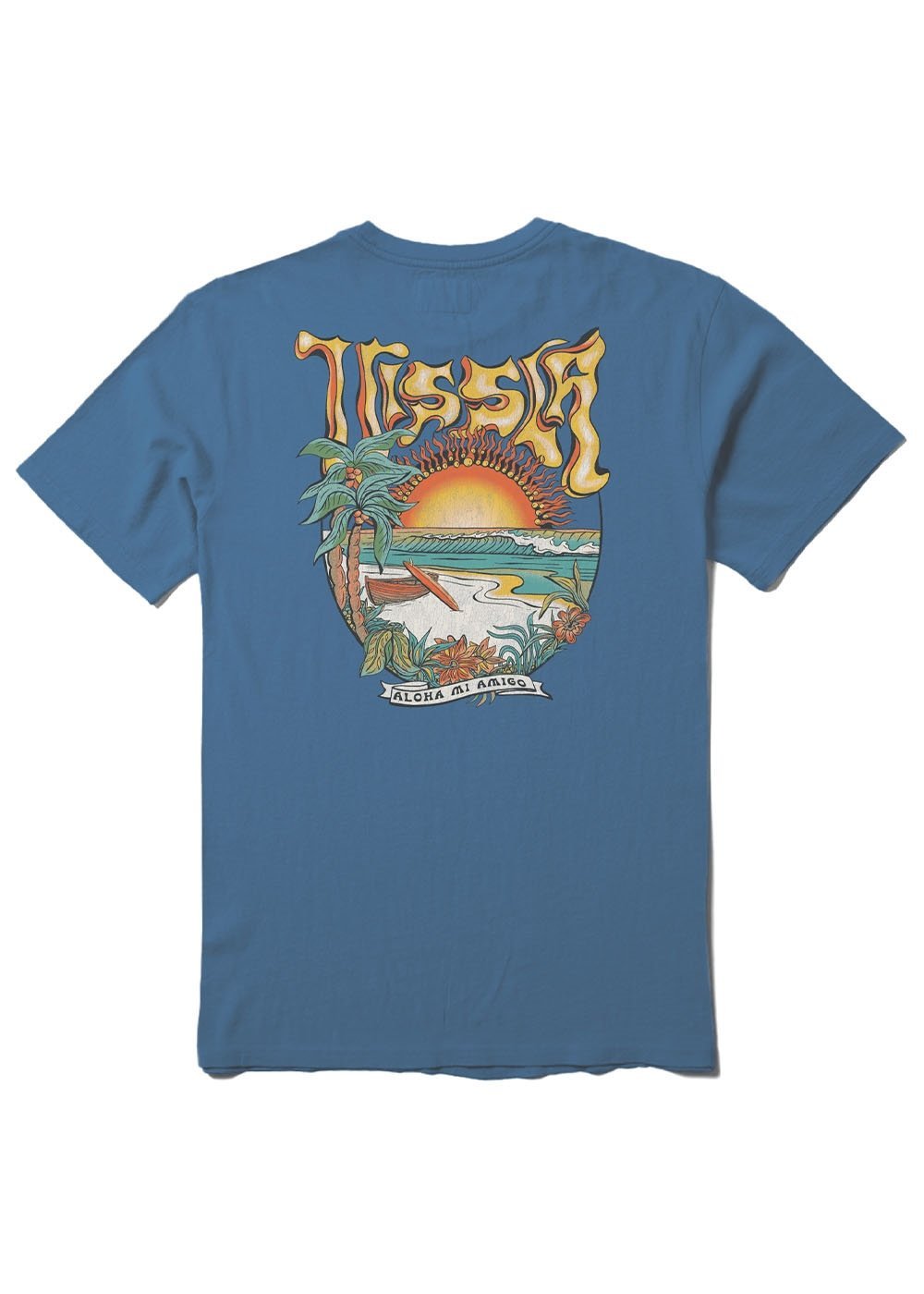 Vissla Supernova SS Tee - BLU - Stoke Outlets