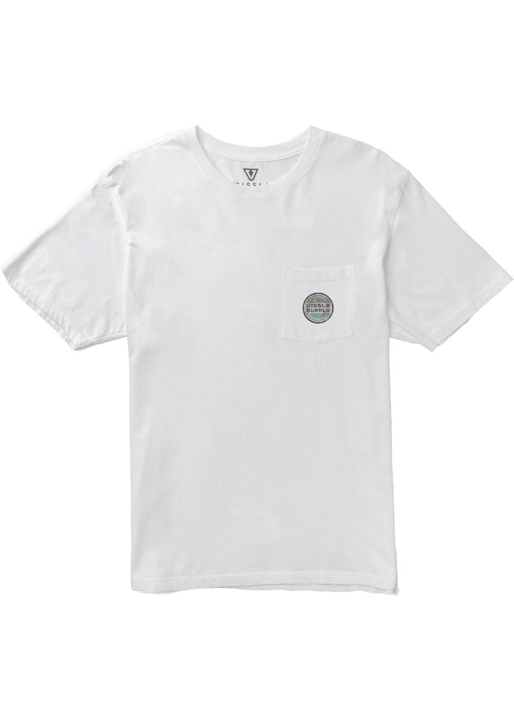 Vissla Supply Premium PKT Tee - WHT - Stoke Outlets