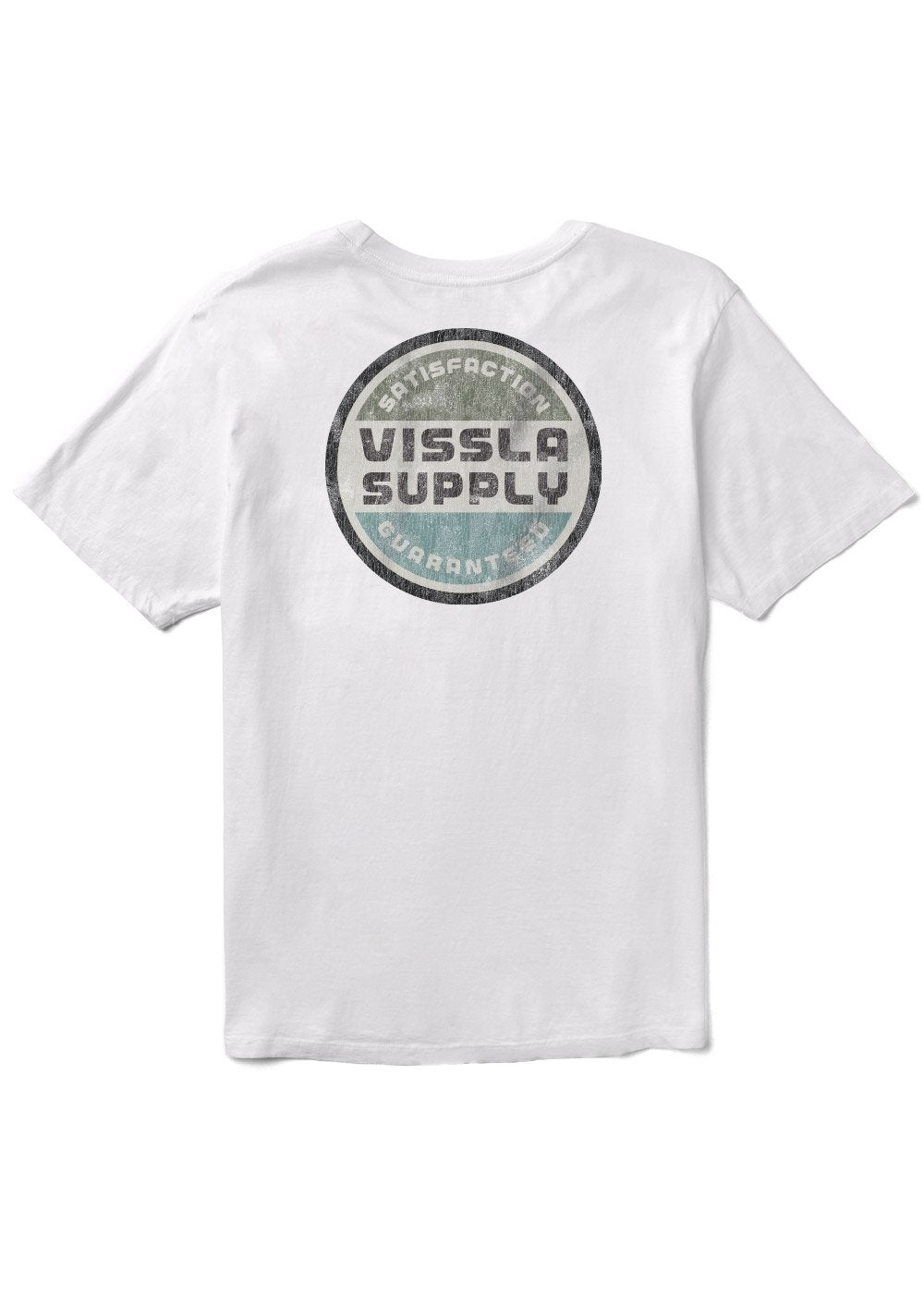 Vissla Supply Premium PKT Tee - WHT - Stoke Outlets