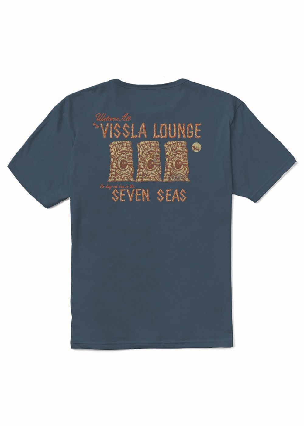 Vissla Tiki Lounge Organic Tee-DKD - Stoke Outlets
