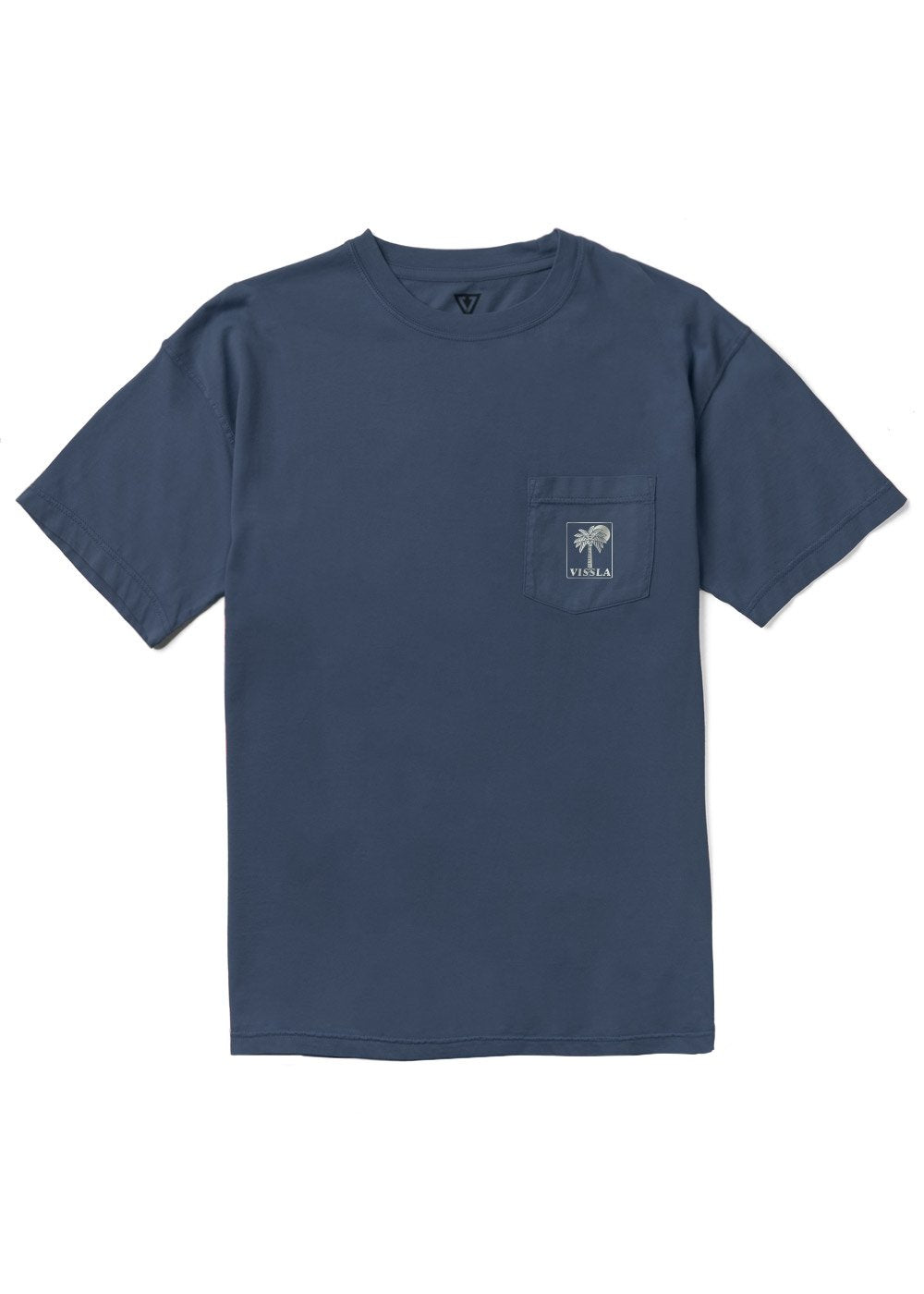 Vissla Tropical Thrills Premium Organic PKT Tee - NVY - Stoke Outlets