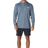 VISSLA TWISTED ECO HOODED LONG SLEEVE SUN SHIRT - SLH - Stoke Outlets