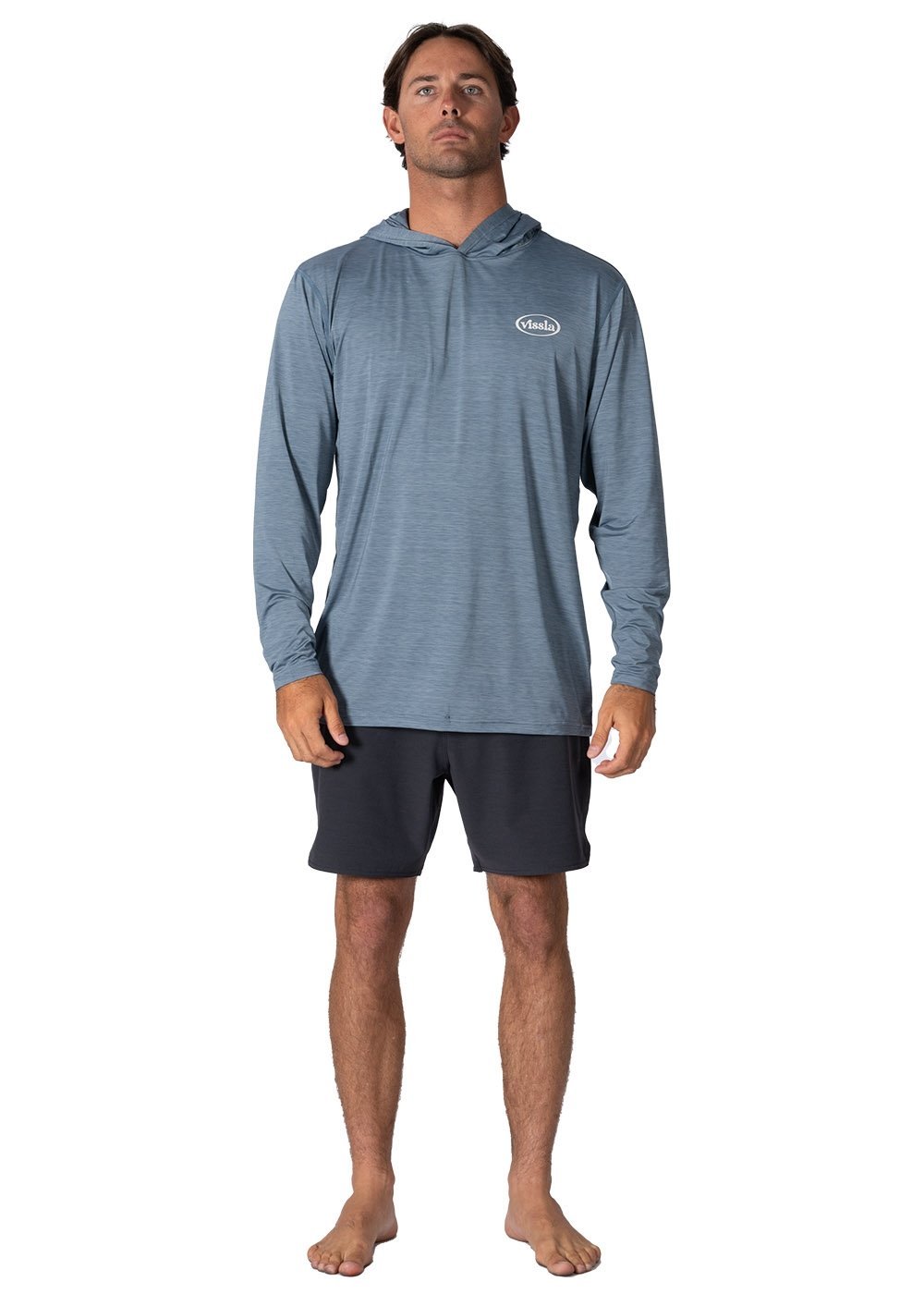 VISSLA TWISTED ECO HOODED LONG SLEEVE SUN SHIRT - SLH - Stoke Outlets