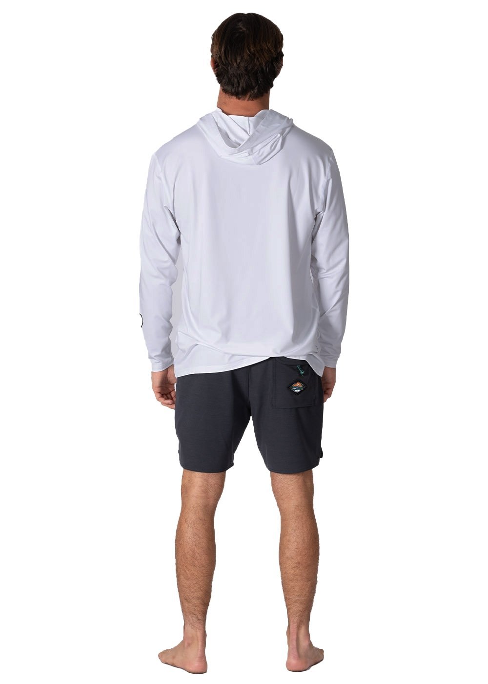 VISSLA TWISTED ECO HOODED LONG SLEEVE SUN SHIRT - WH2 - Stoke Outlets