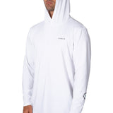 VISSLA TWISTED ECO HOODED LONG SLEEVE SUN SHIRT - WH2 - Stoke Outlets