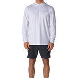 VISSLA TWISTED ECO HOODED LONG SLEEVE SUN SHIRT - WH2 - Stoke Outlets
