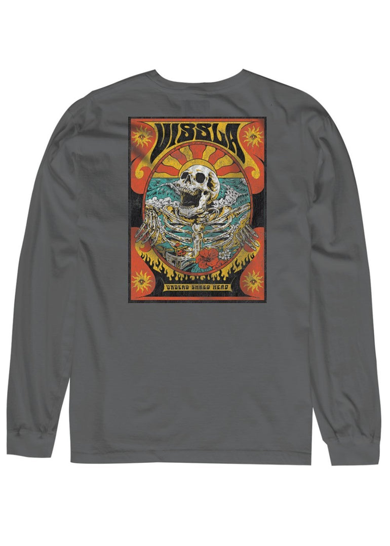 Vissla Undead Shred Head Boys Long Sleeve Tee - Stoke Outlets