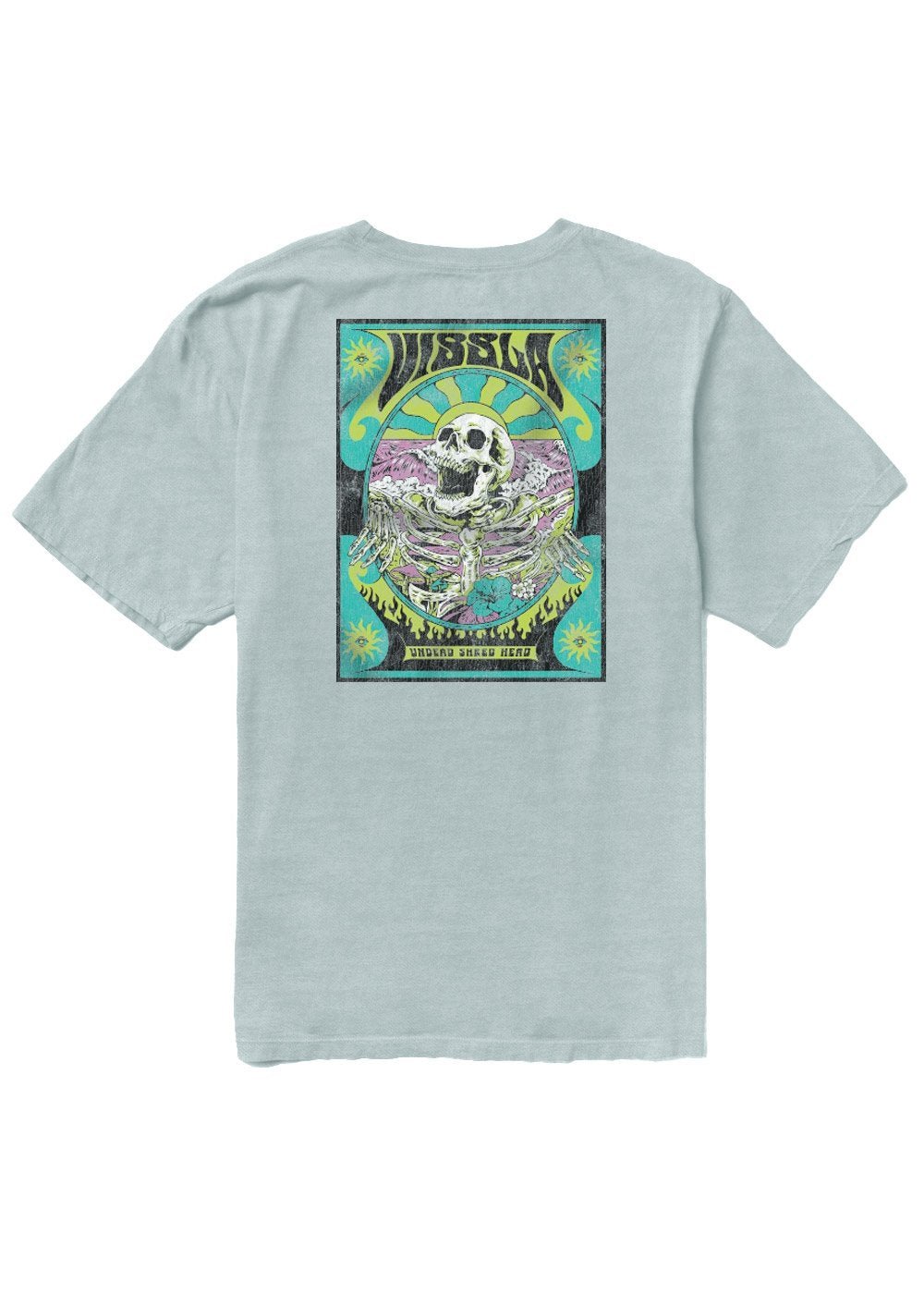 Vissla Undead Shred Head SS Tee - SBL - Stoke Outlets