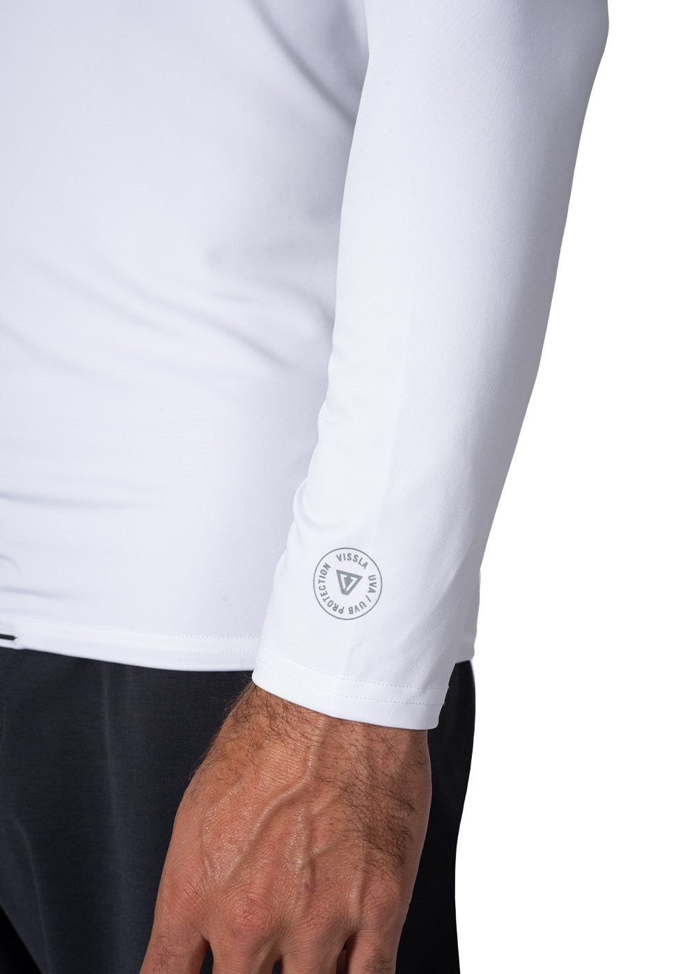 Vissla WARM SEAS ECO HOODED LS RASH GUARD-WHT - Stoke Outlets