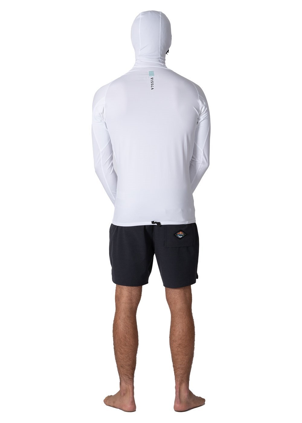 Vissla WARM SEAS ECO HOODED LS RASH GUARD-WHT - Stoke Outlets