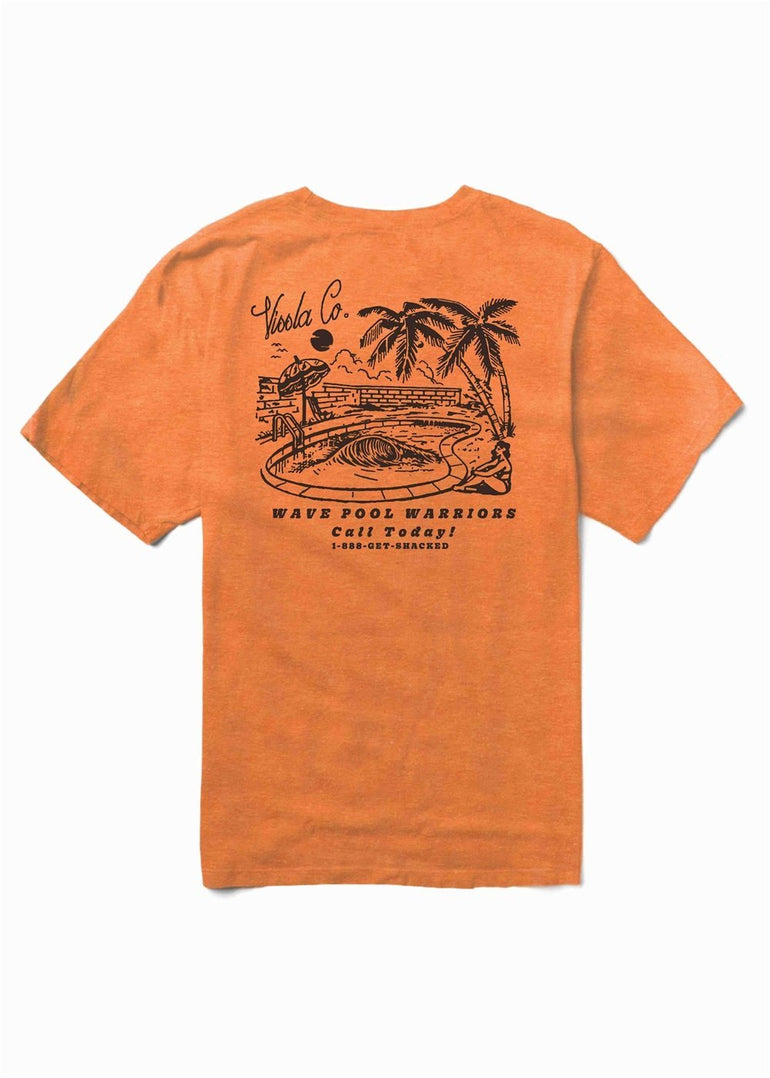 Vissla Wave Pool Warrior Boys Tee - ORH - Stoke Outlets