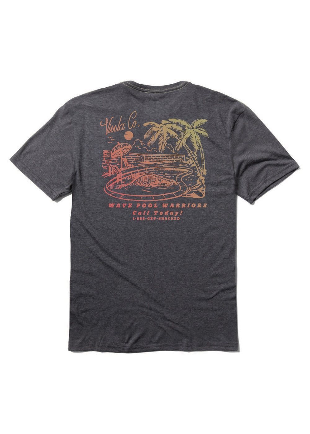 Vissla Wave Pool Warrior Comp Lite Eco Drirelease Tee - BLH - Stoke Outlets