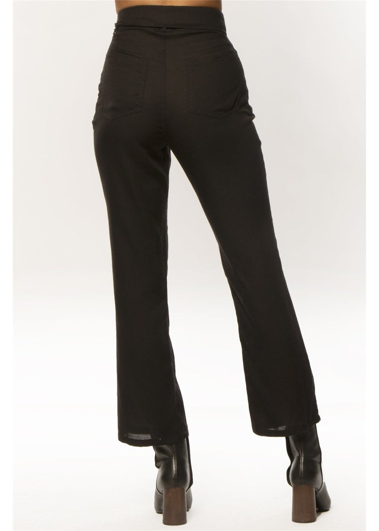 AMUSE SOCIETY DOLLY WVN PANT-BLK - Stoke Outlets