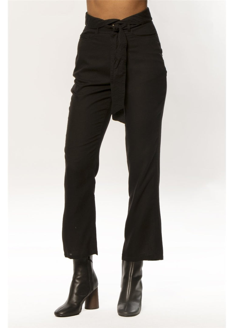 AMUSE SOCIETY DOLLY WVN PANT-BLK - Stoke Outlets