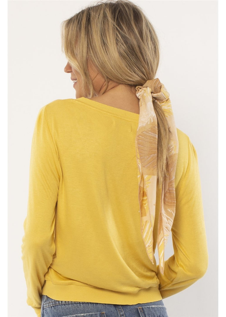 AMUSE SOCIETY KNOTTY SCRUNCHIE SCARF - The Surf Warehouse