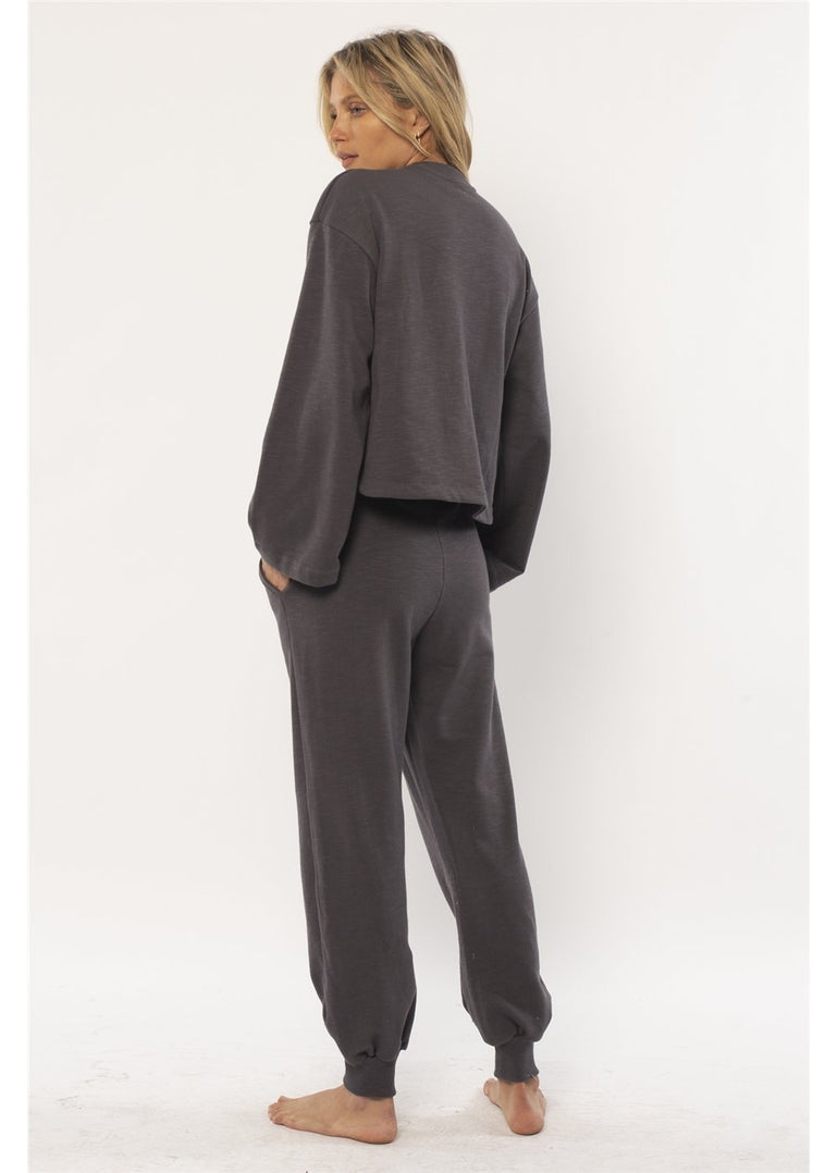 AMUSE SOCIETY LORI FLEECE KNIT PANT - The Surf Warehouse