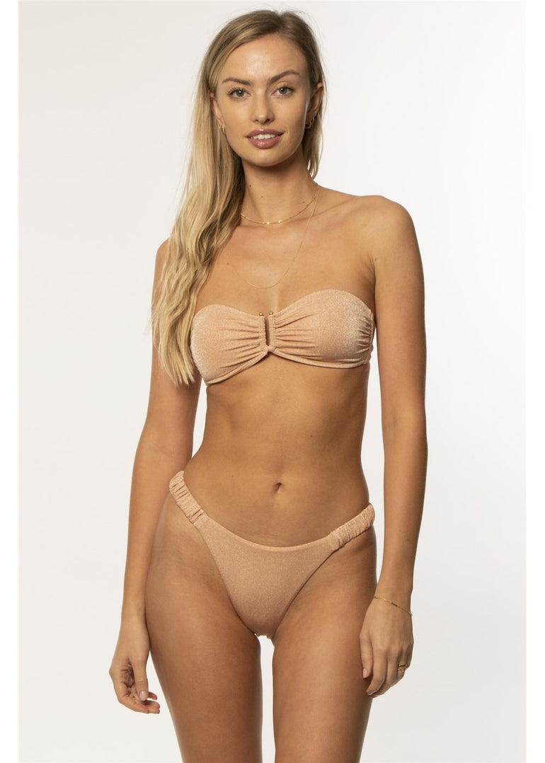 AMUSE SOCIETY SOLID SOLSTICE BANDEAU TOP-TOF - Stoke Outlets