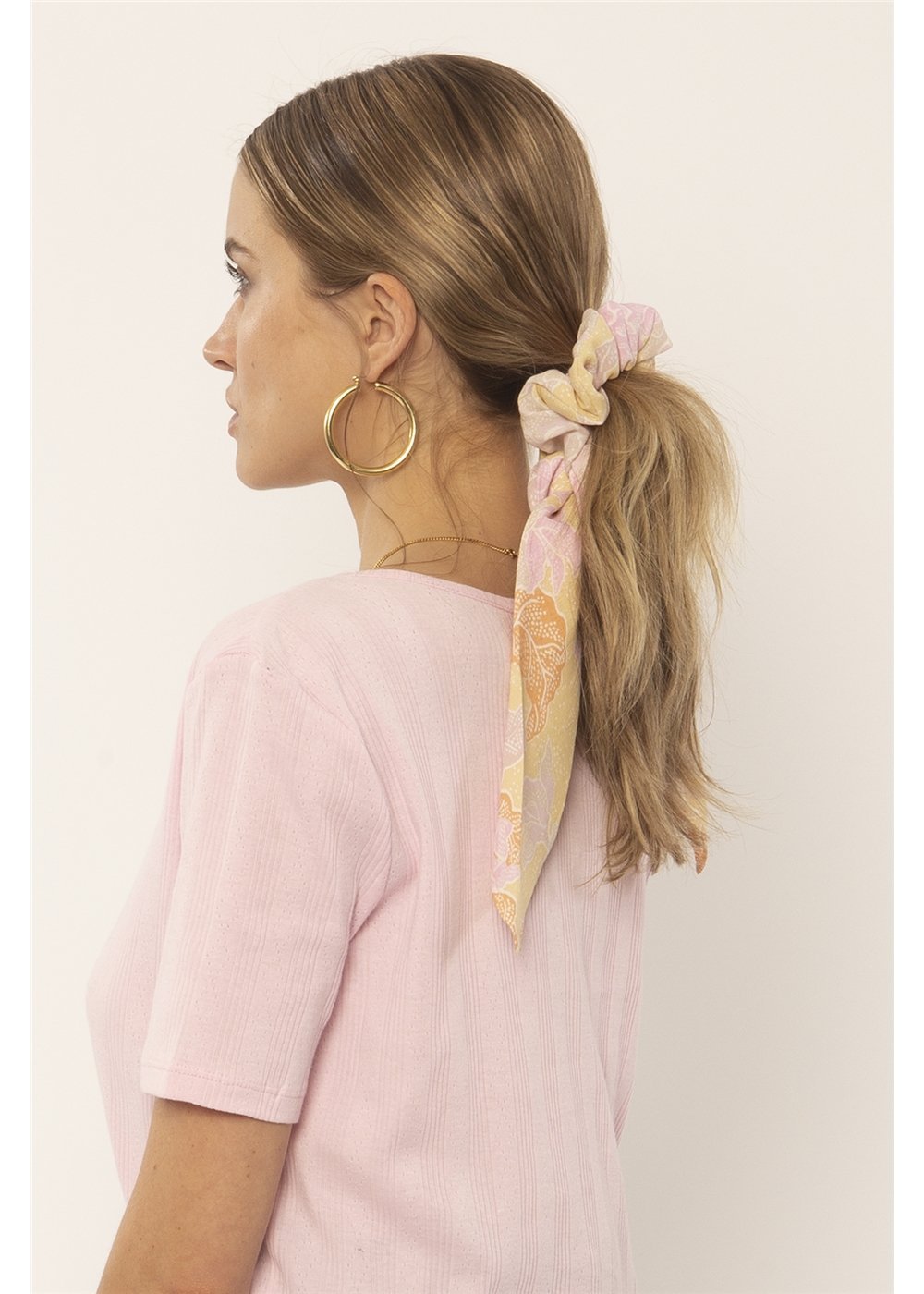 AMUSE SOCIETY SWEPT AWAY WOVEN SCRUNCHIE SCARF - The Surf Warehouse