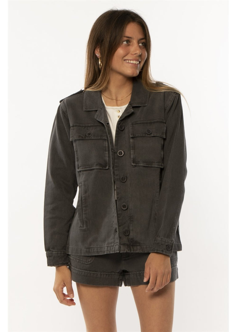 SISSTR GOOD THINGS LS WVN JACKET - BLF - Stoke Outlets