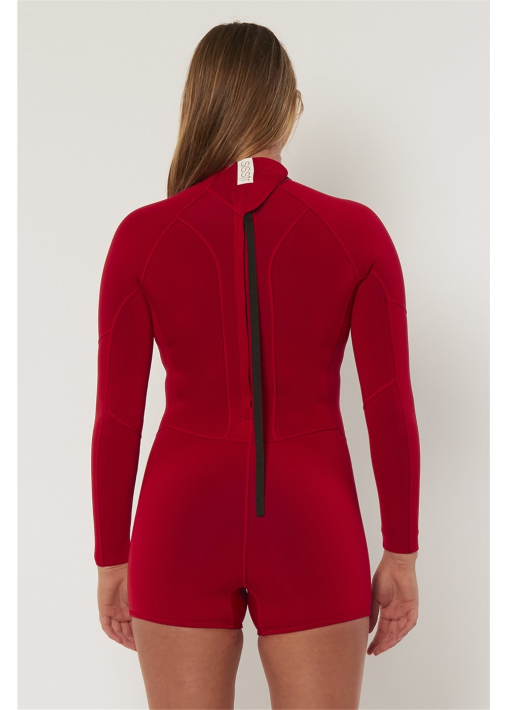 SISSTR SUMMER SEAS 2/2 L/S ONE PIECE - RED - Stoke Outlets
