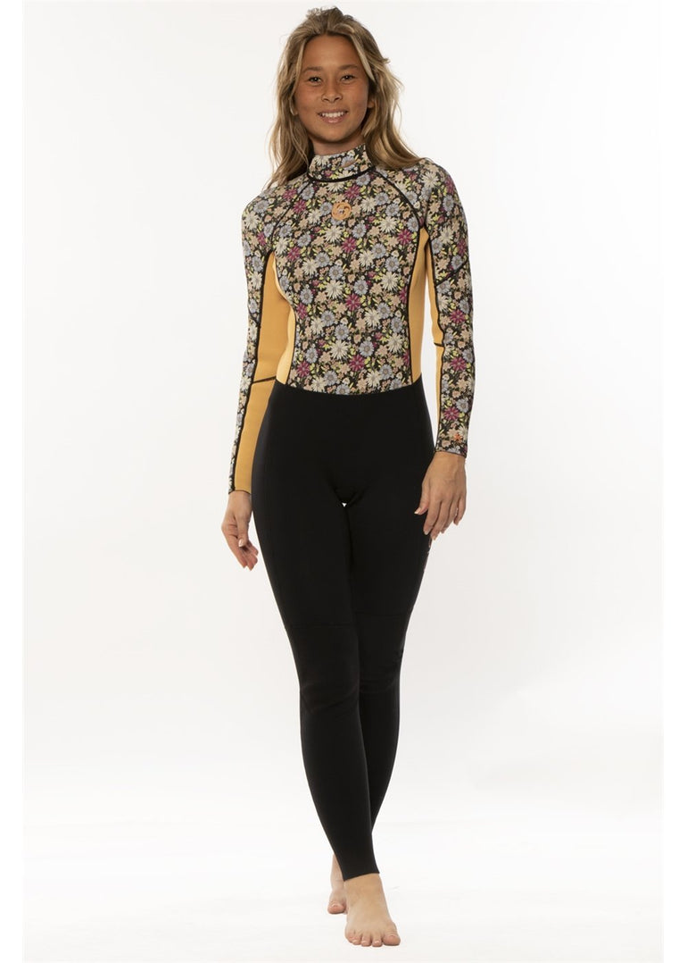 SISSTR YOUTH SUMMER SEAS 3/2 PRINT BZ FULL - BLK - Stoke Outlets