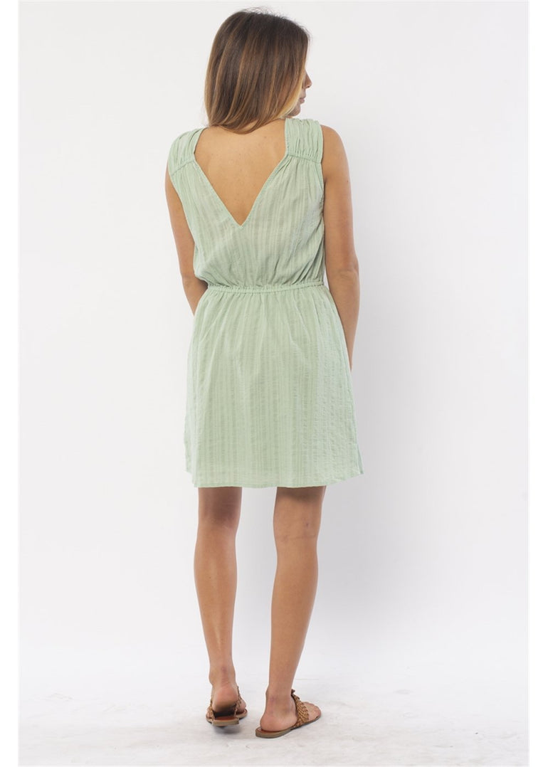 SISSTREVOLUTION BONNIE WVN MINI DRESS - The Surf Warehouse