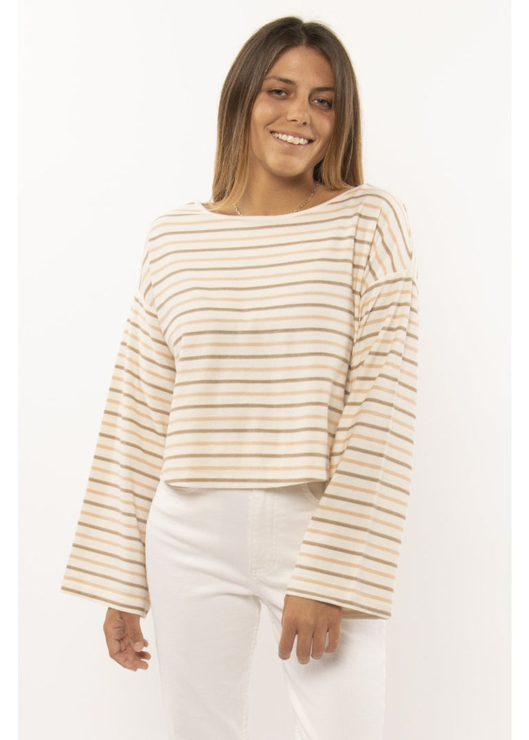 Sisstrevolution CAMILLO L/S KNIT TOP-PKS - Stoke Outlets