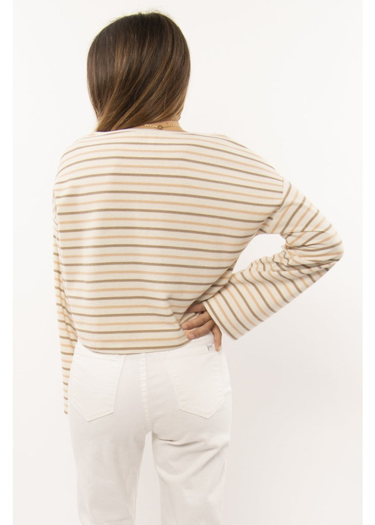 Sisstrevolution CAMILLO L/S KNIT TOP-PKS - Stoke Outlets