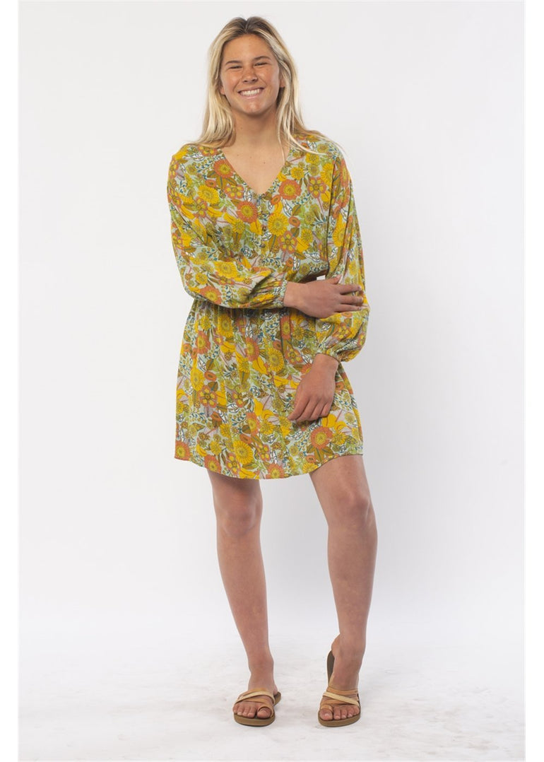 SISSTREVOLUTION GET YOUR GROOVE ON WVN MINI DRESS - The Surf Warehouse