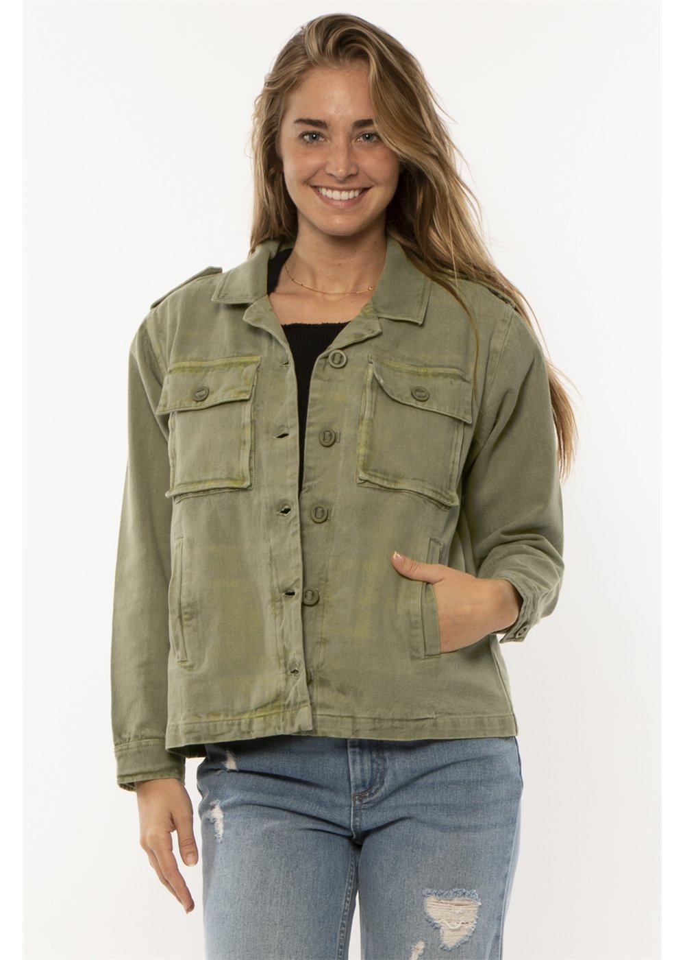 SISSTREVOLUTION GOOD THINGS LS WVN JACKET - SMS - Stoke Outlets