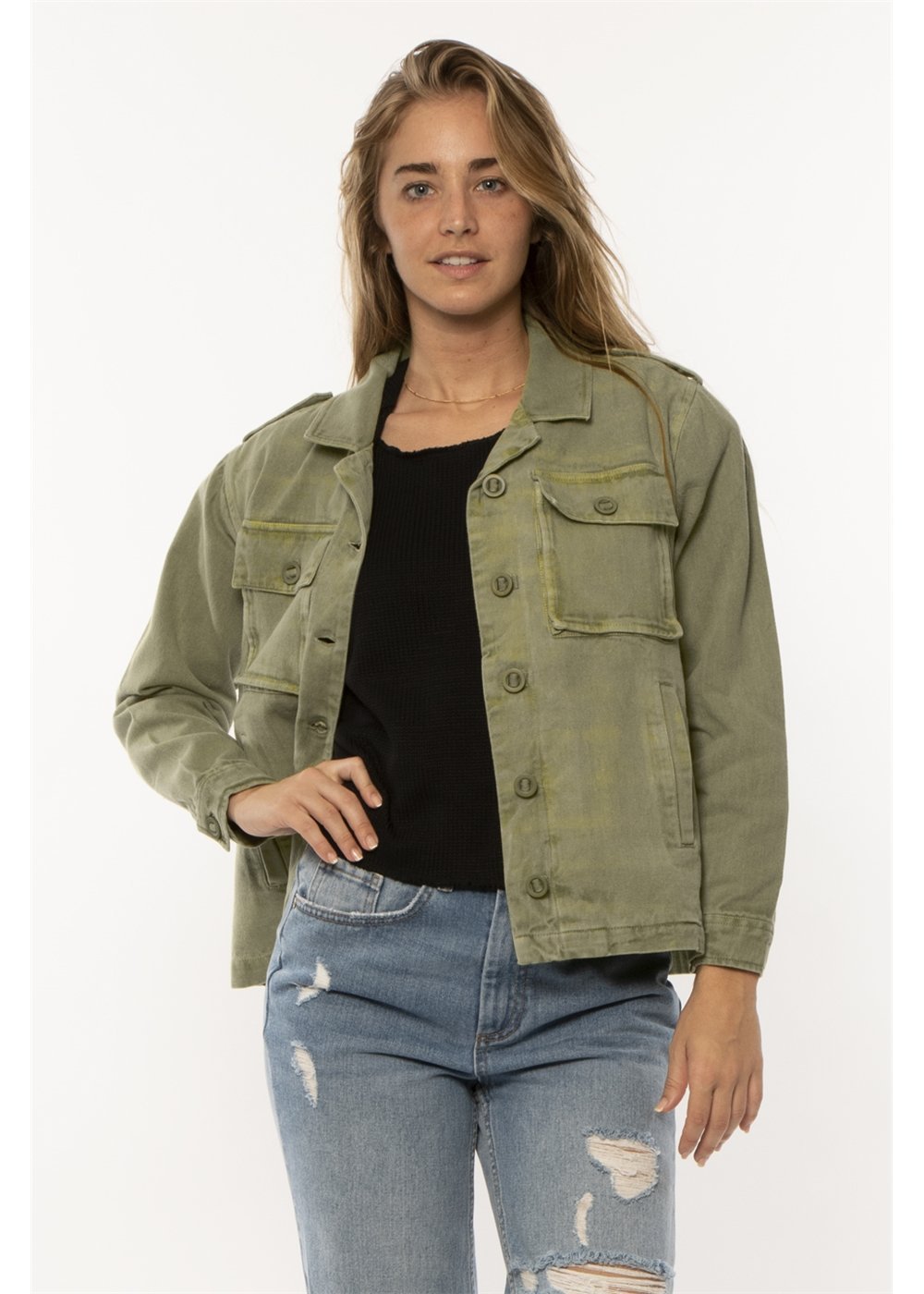 SISSTREVOLUTION GOOD THINGS LS WVN JACKET - SMS - Stoke Outlets