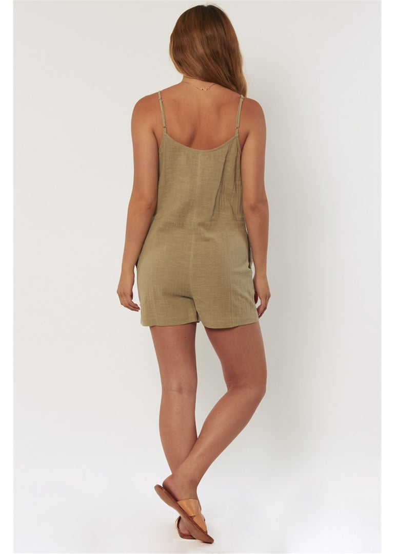 SISSTREVOLUTION PADDLE OUT S/L WVN ROMPER-LAG - Stoke Outlets