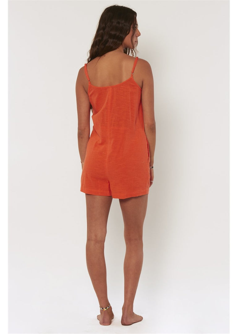 SISSTREVOLUTION PADDLE OUT S/L WVN ROMPER-SBR - Stoke Outlets