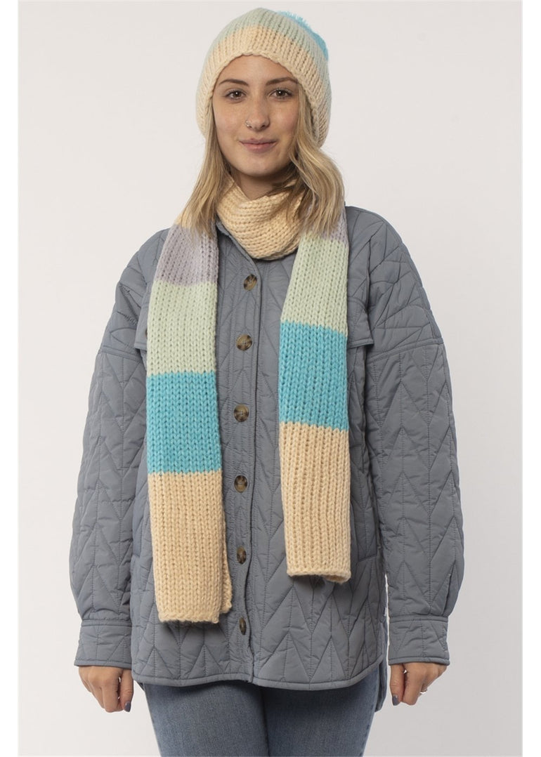 SISSTREVOLUTION WARM UP KNIT SCARF-BJB - Stoke Outlets