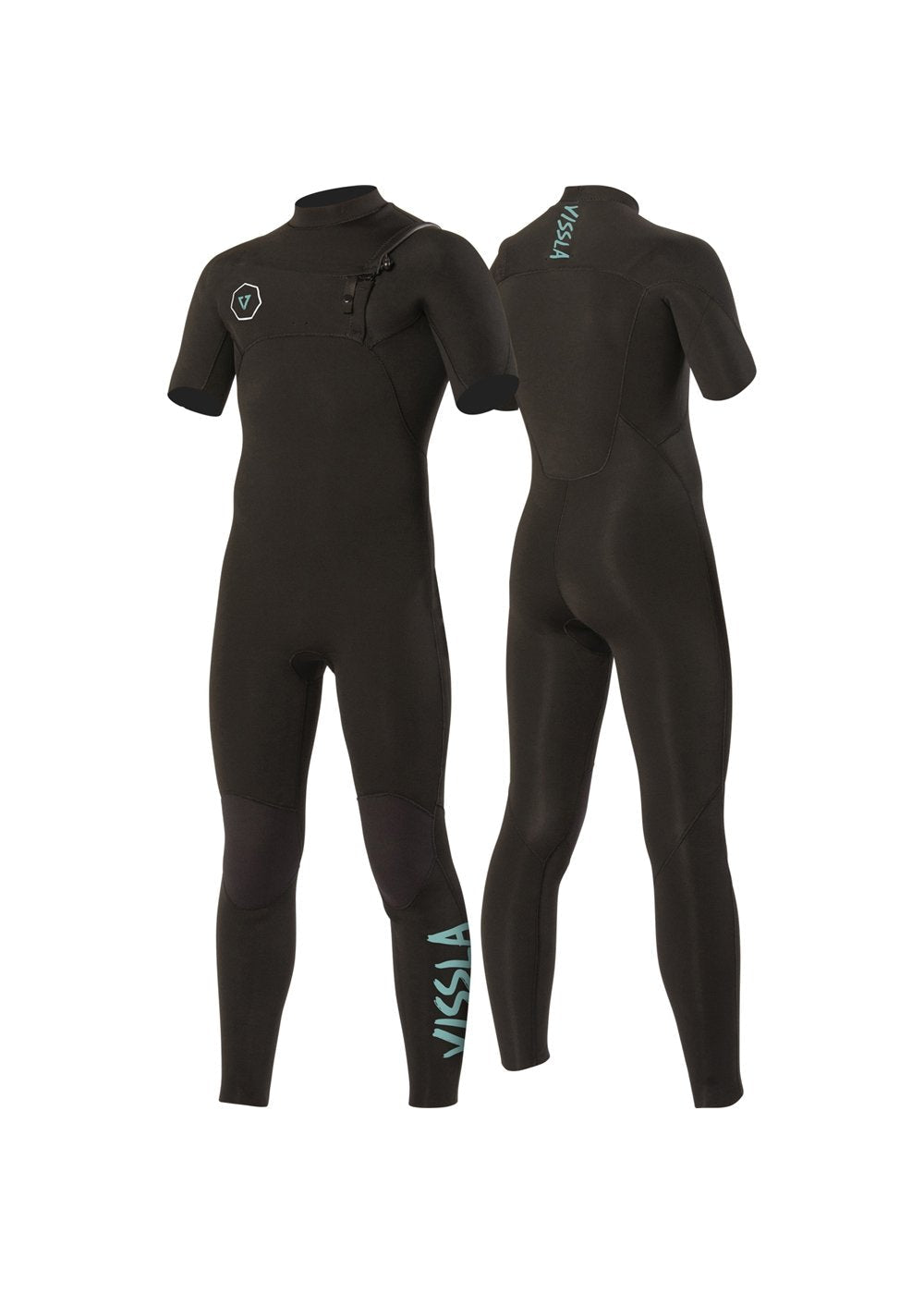 VISSLA 7 SEAS BOYS 2 - 2 SS FULL SUIT - BLK - Stoke Outlets