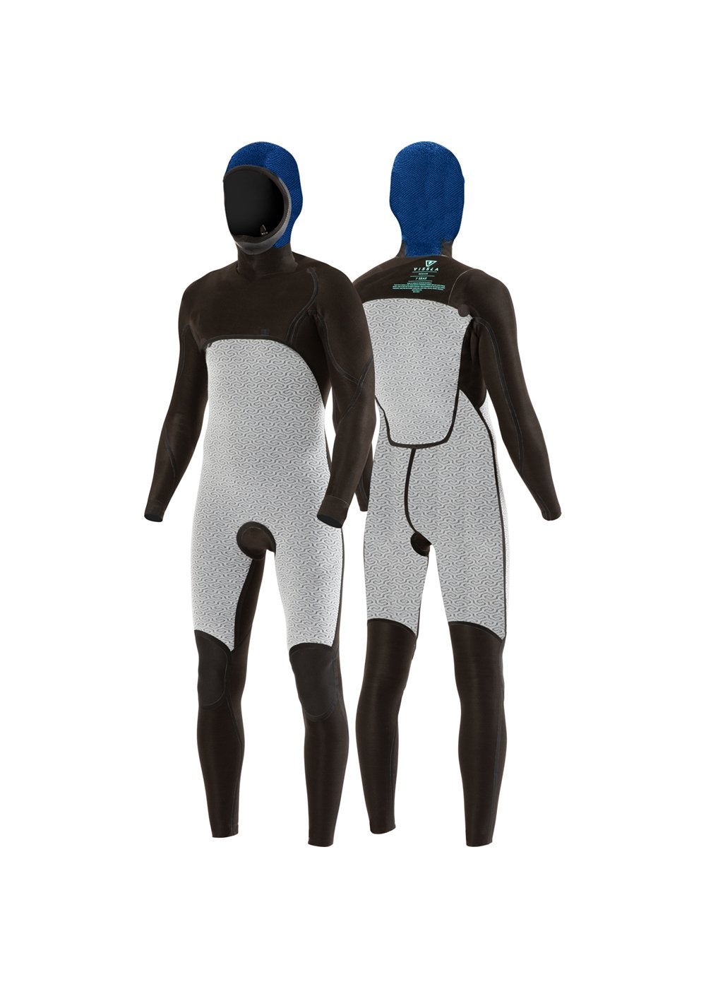 VISSLA 7 SEAS BOYS 5 - 4 - 3 FULL HOODED CHEST ZIP - PHA - Stoke Outlets