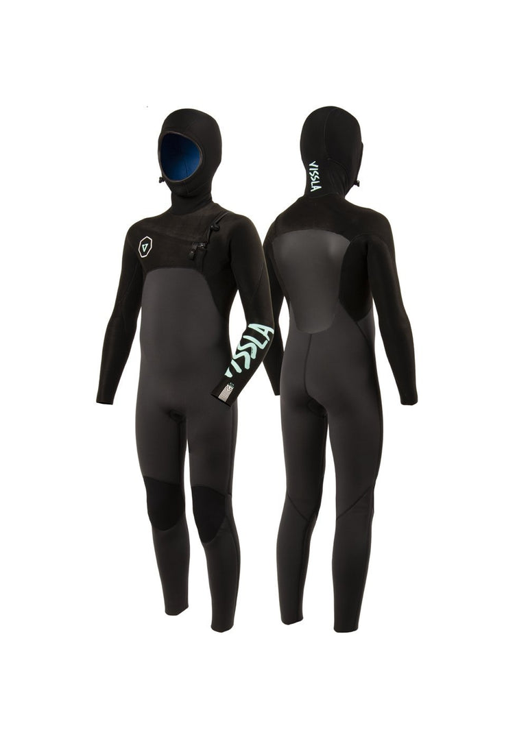 VISSLA 7 SEAS BOYS 5 - 4 - 3 FULL HOODED CHEST ZIP - PHA - Stoke Outlets