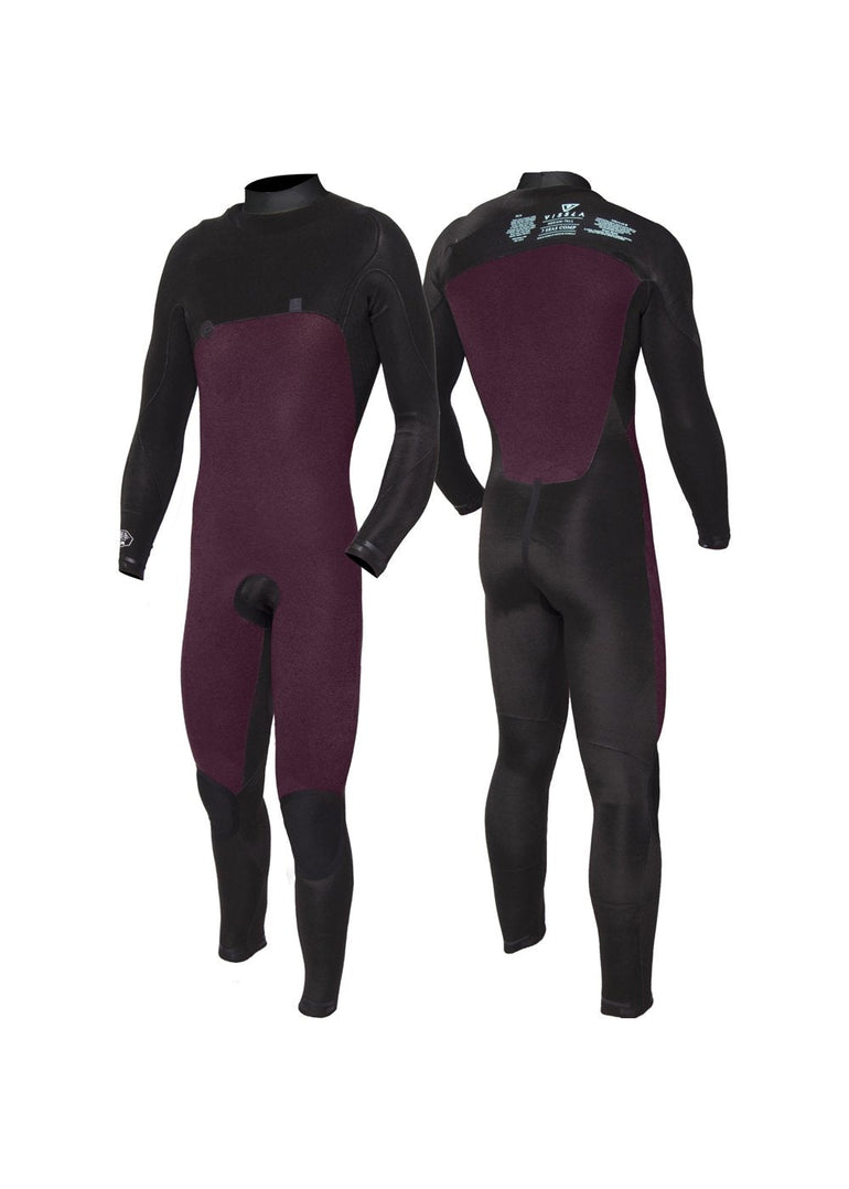 Vissla 7 SEAS COMP 4-3 FULL CHEST ZIP-HRB - Stoke Outlets