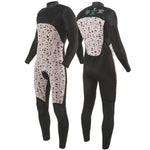 VISSLA 7 SEAS RADITUDE 3-2 FULL CHEST ZIP-BLK - Stoke Outlets