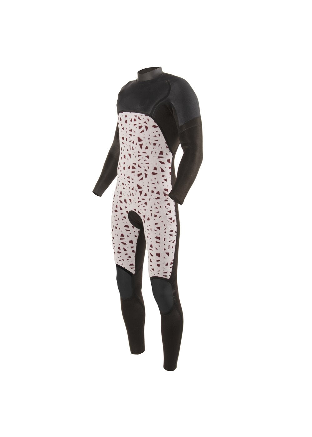 VISSLA 7 SEAS RADITUDE 3-2 FULL CHEST ZIP-BLK - Stoke Outlets