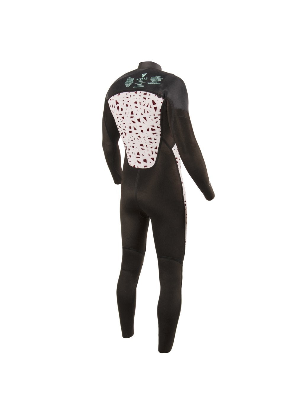 VISSLA 7 SEAS RADITUDE 3-2 FULL CHEST ZIP-BLK - Stoke Outlets