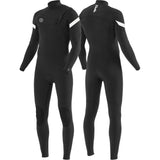 VISSLA 7 SEAS RADITUDE 3-2 FULL CHEST ZIP-BLK - Stoke Outlets