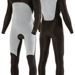 VISSLA BOYS SEVEN SEAS GADOO 3-2 FULL CHEST ZIP-BLK - Stoke Outlets