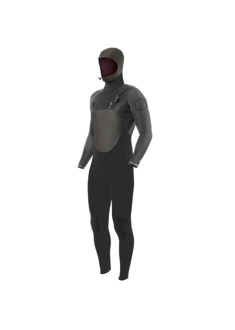 VISSLA HIGH SEAS II 5 - 4 FULL HOODED CHEST ZIP - CHR - Stoke Outlets