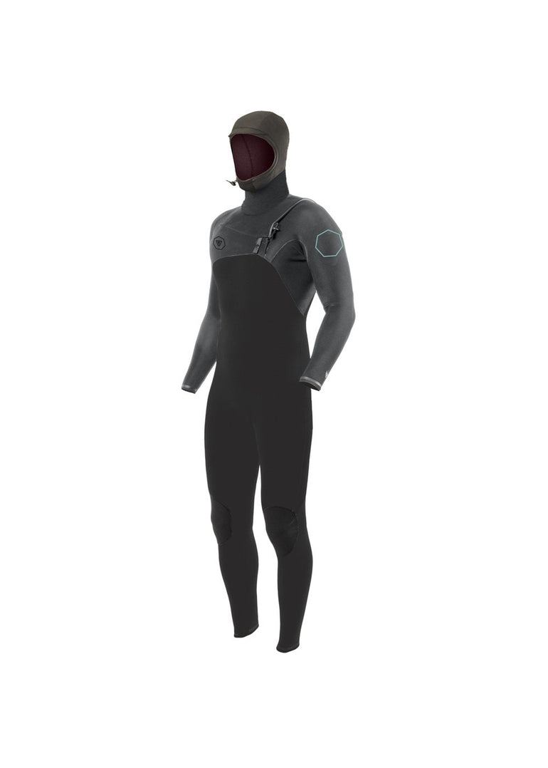 VISSLA HIGH SEAS II 5 - 4 FULL HOODED CHEST ZIP - CHR - Stoke Outlets